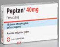 To Peptan περιέχει φαμοτιδίνη που είναι ένας Η2 αναστολέας, που δρα γαστροπροστατευτικά. Περισσότερα βλέπε....